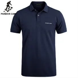 Pionner Camp Brand clothing New Men Polo Shirt Men Business & Casual solid male polo shirt Short Sleeve breathable polo shirt