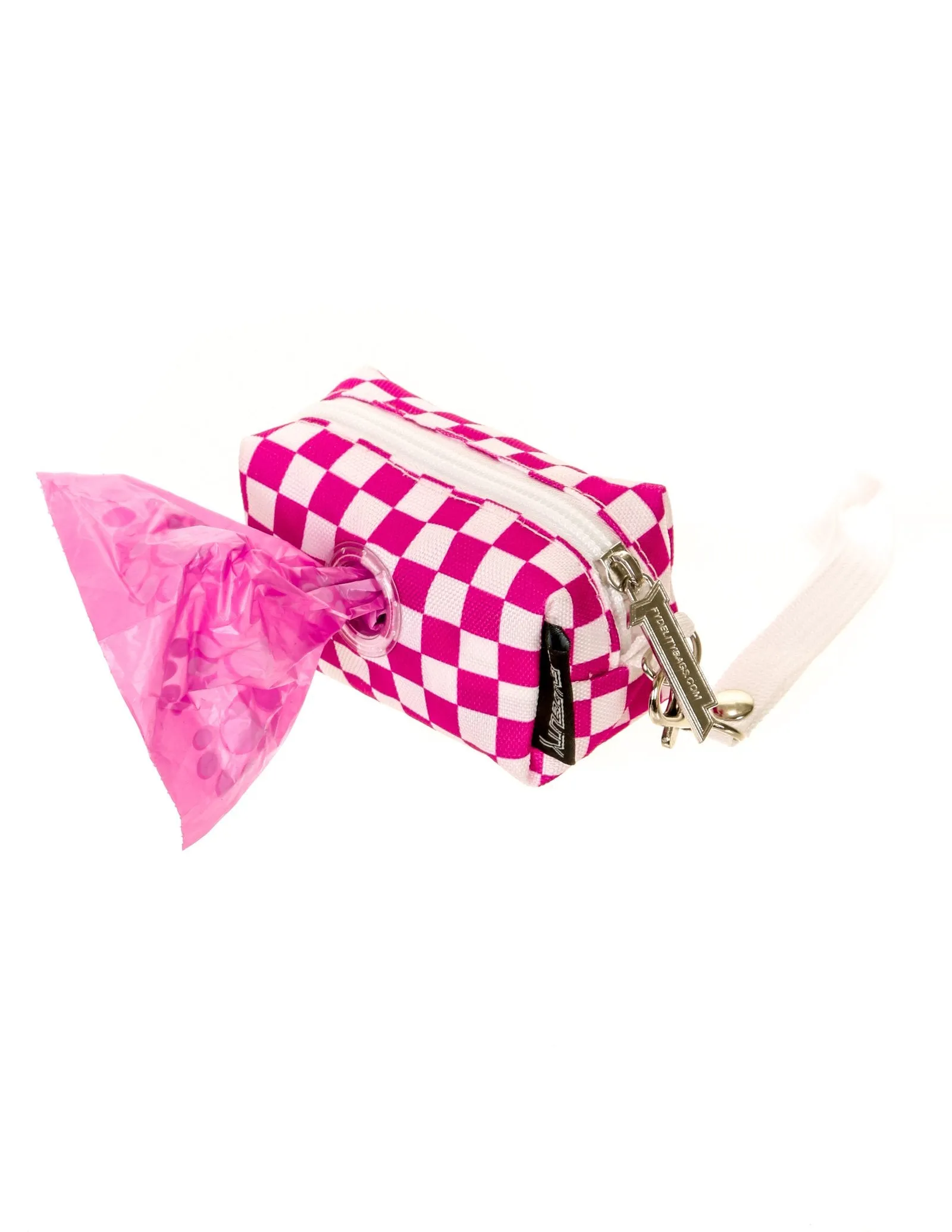 poopyCUTE | Cute Poop Bag Holder | INDY Check Pink