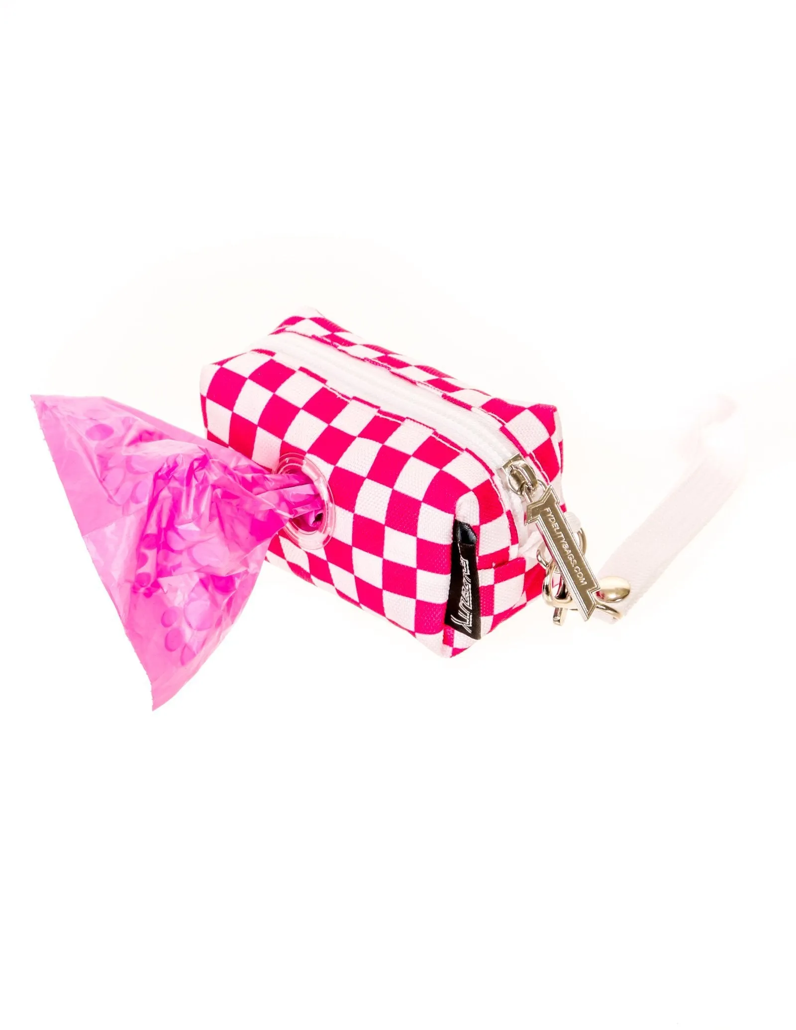 poopyCUTE | Cute Poop Bag Holder | INDY Check Pink