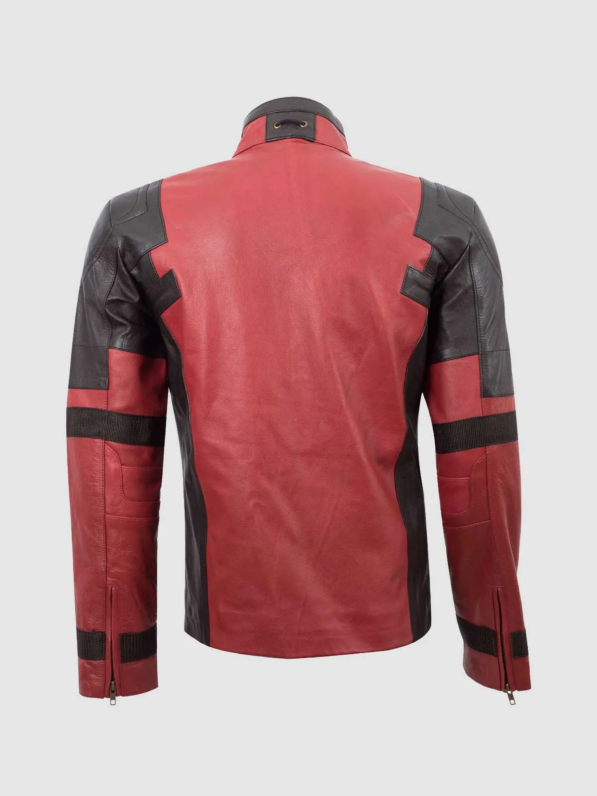 Red And Black Leather Jacket