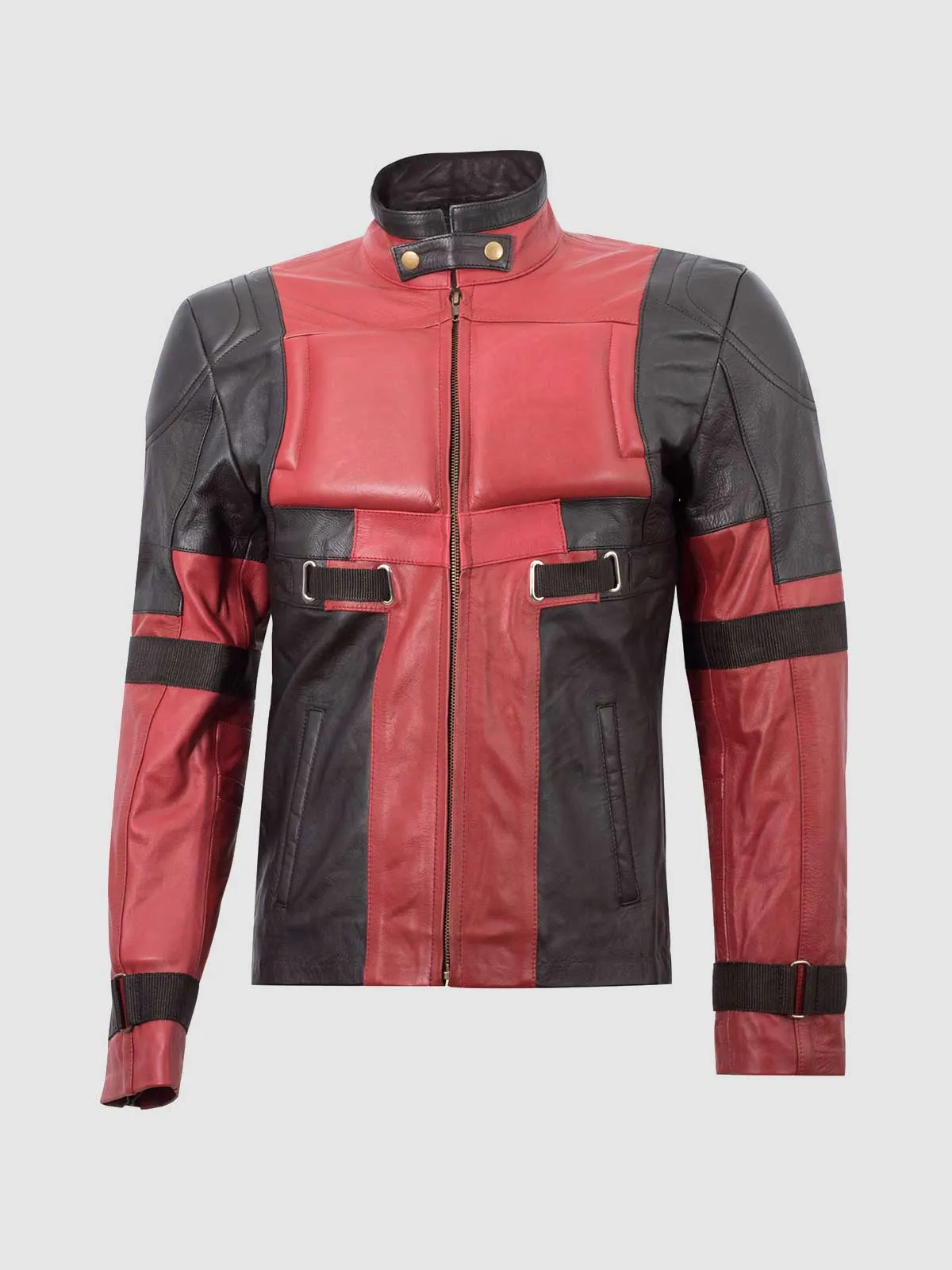 Red And Black Leather Jacket