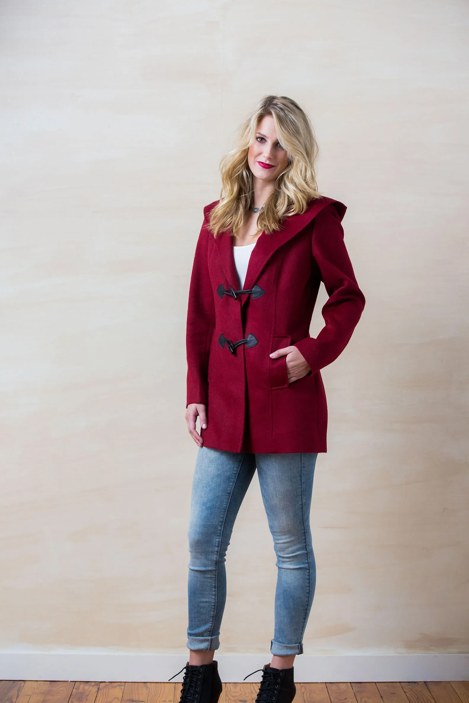 Red Hooded Coat