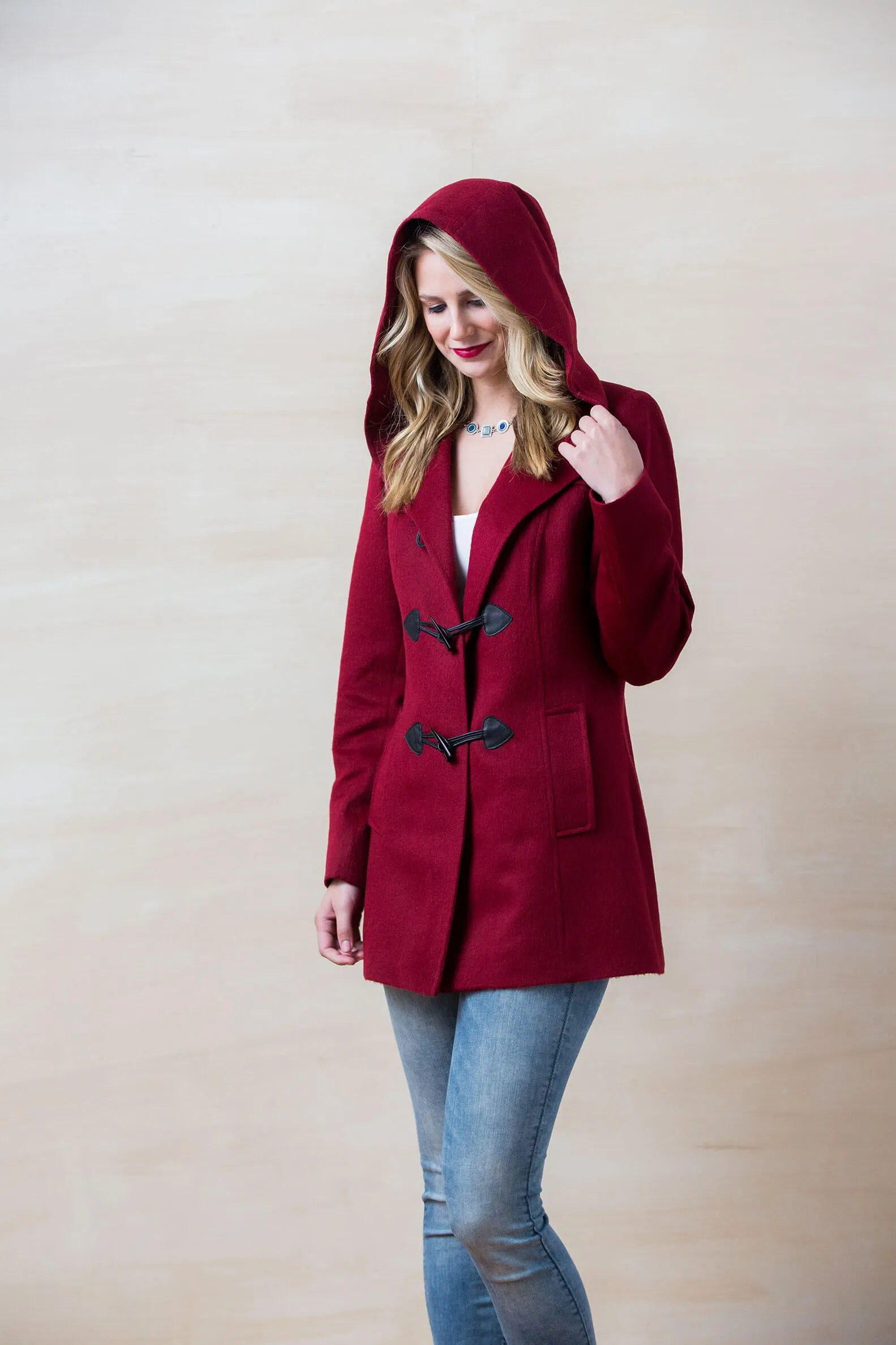 Red Hooded Coat