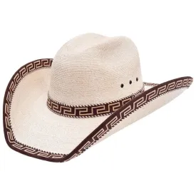 Sahuayo Palm Decorated Marlboro Cowboy Hat Brown Band