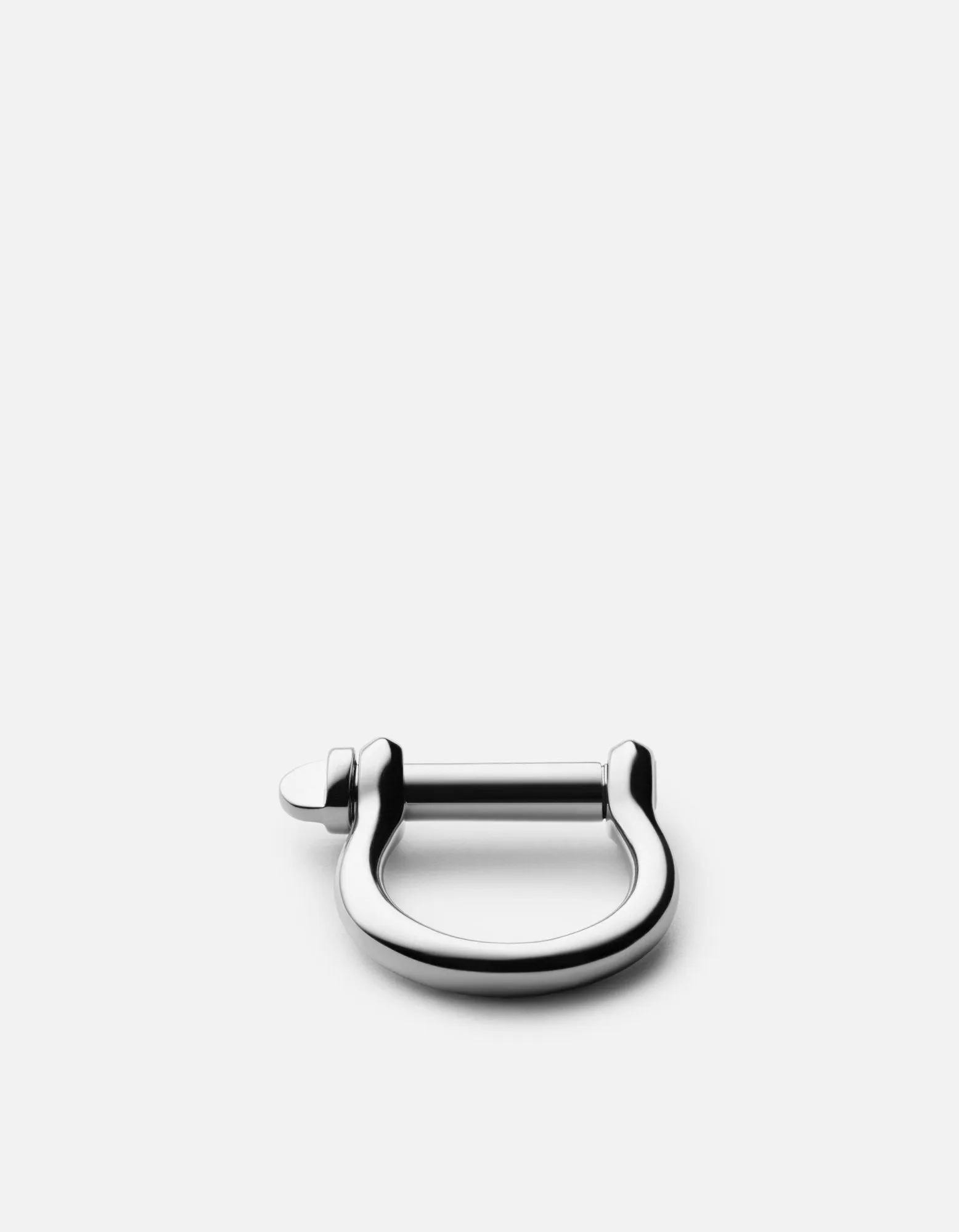 Screw Cuff Ring, Sterling Silver