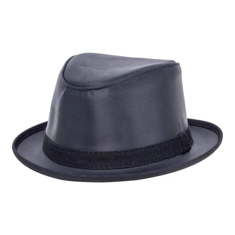 Soho | Womens Trilby Leather Fedora Hat