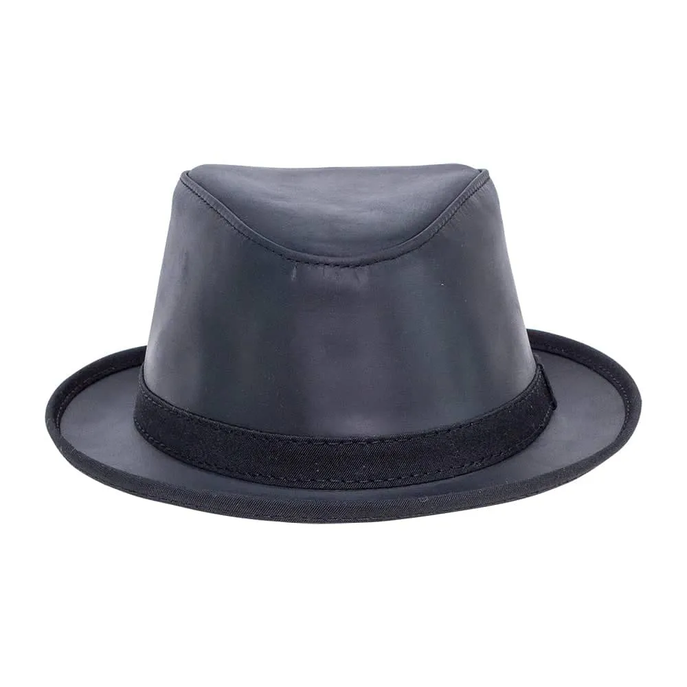 Soho | Womens Trilby Leather Fedora Hat