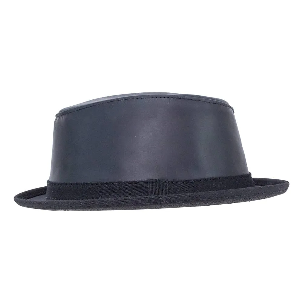 Soho | Womens Trilby Leather Fedora Hat