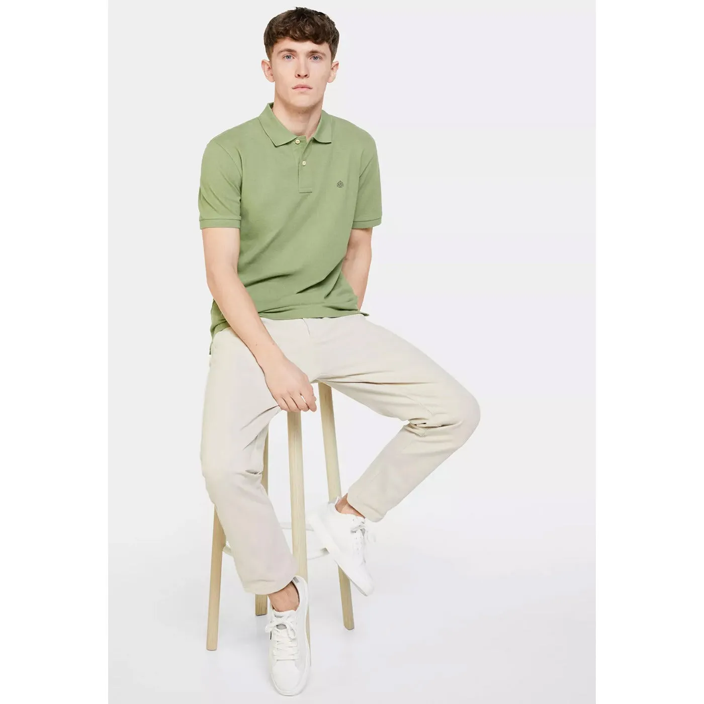 SPFLD Light Green Pique Polo