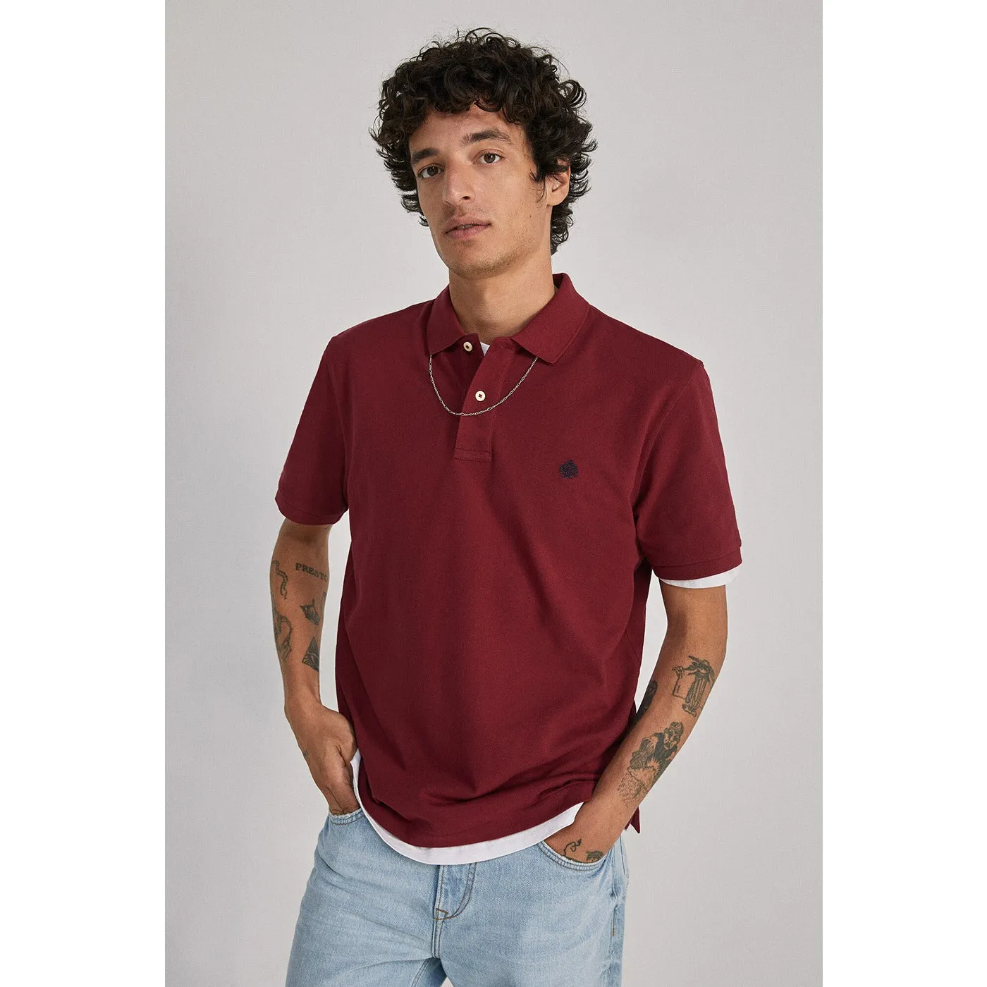 SPFLD Red Pique Polo