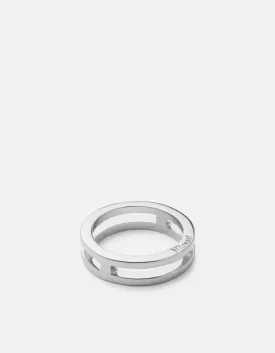 Split Layer Ring, Sterling Silver