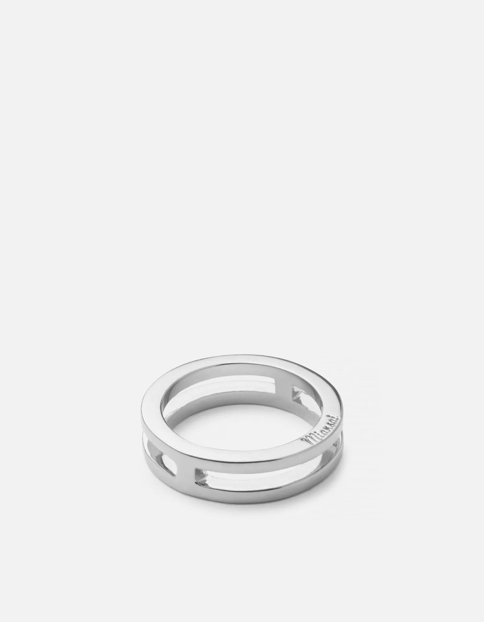 Split Layer Ring, Sterling Silver