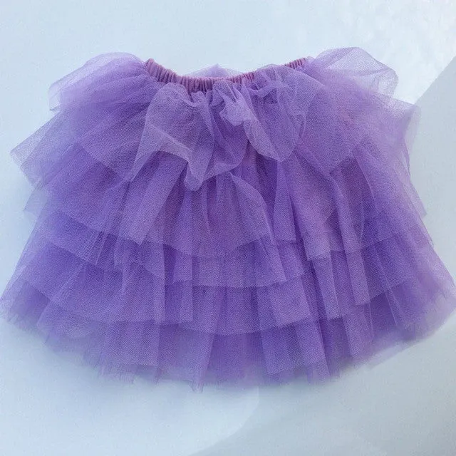 Summer Tulles Princess Girls Tutu Skirt Mini Kids Bottoms Baby Toddlers Clothes New 2016