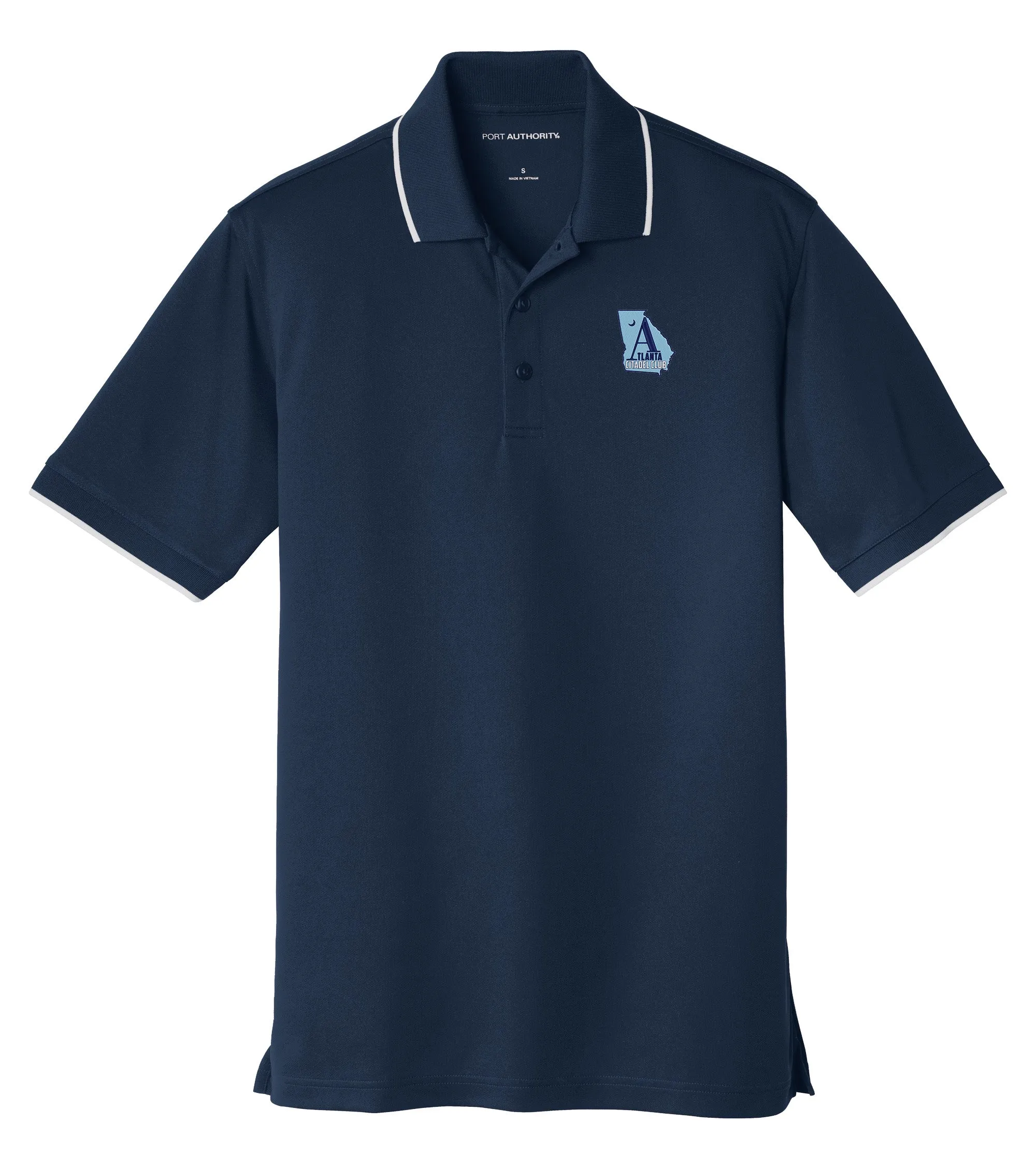 The Citadel, Atlanta Citadel Club, UV Micro-Mesh Tipped Polo