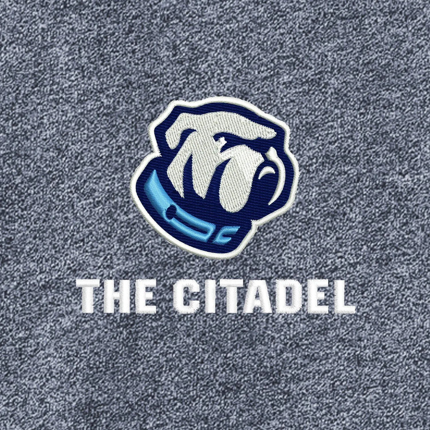 The Citadel Bulldog Ladies French Terry Baseball Full-Zip