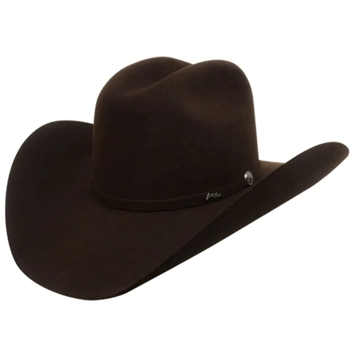 Tombstone 20X Cowboy Felt Hat East West Shape Brown Chocolate TOM-4101