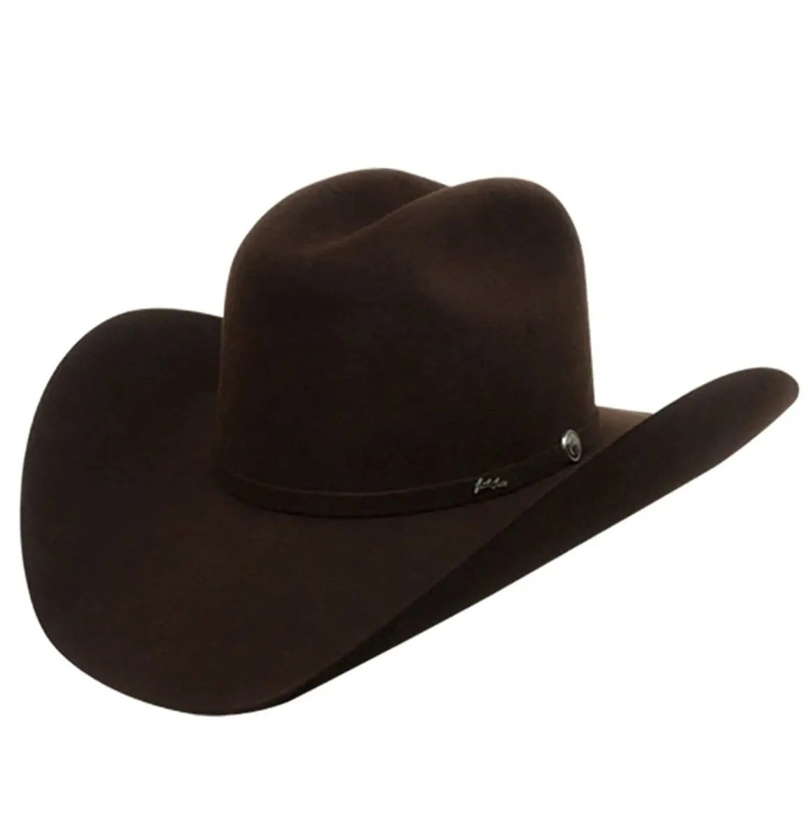 Tombstone 20X Cowboy Felt Hat East West Shape Brown Chocolate TOM-4101