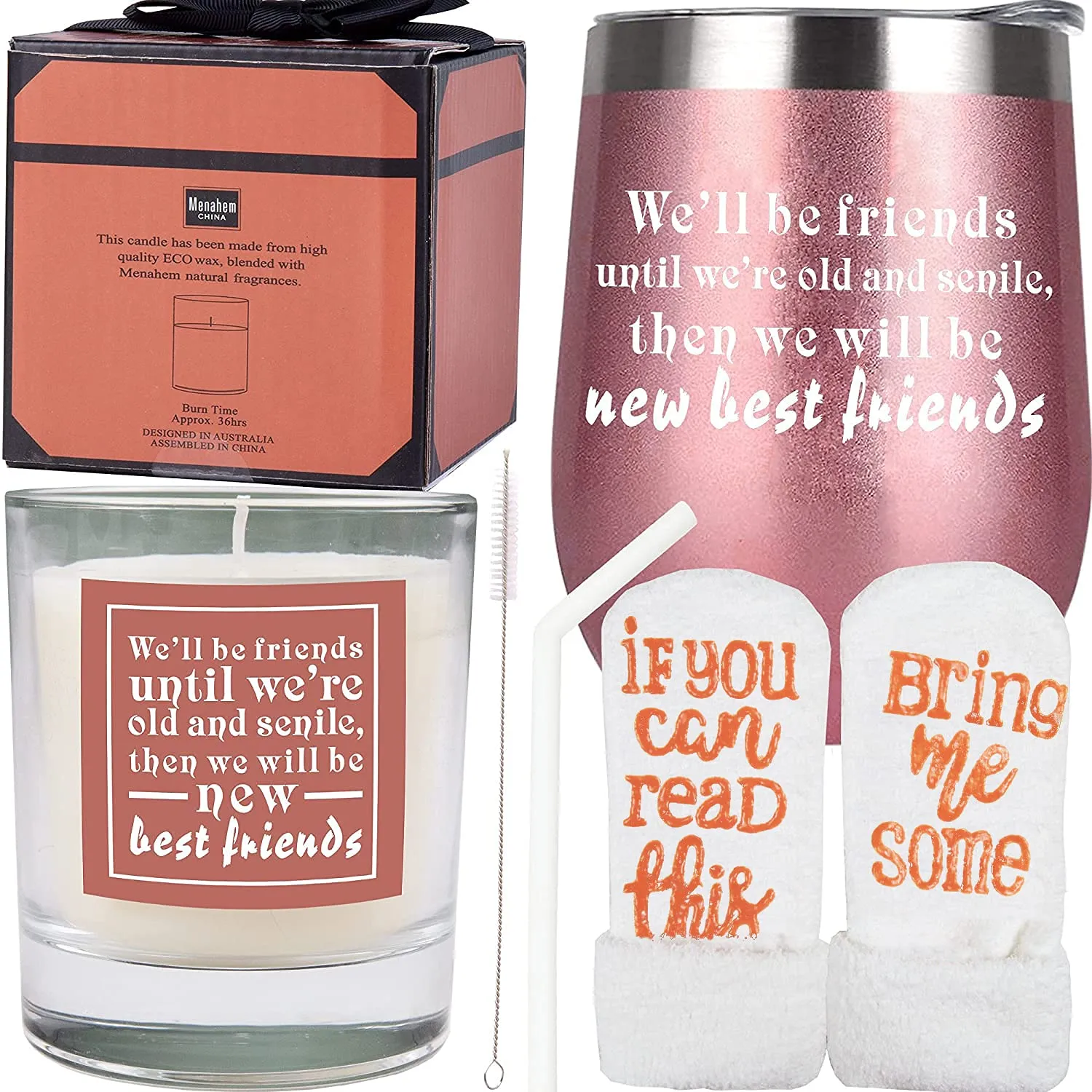 We Will be Friends, New Best Friends Tumbler, We Will be Friends Until We are Old