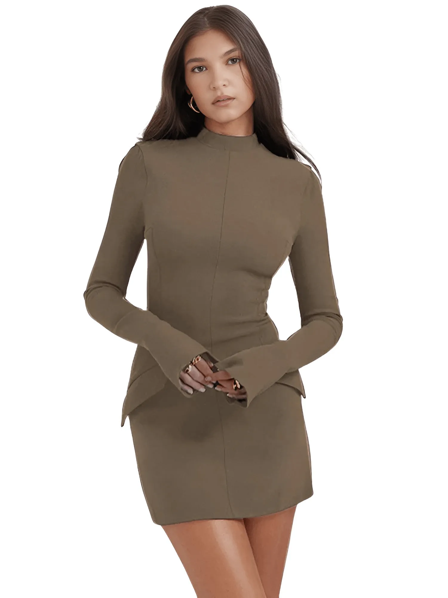 Women's Sexy Two Pocket Mini Dress