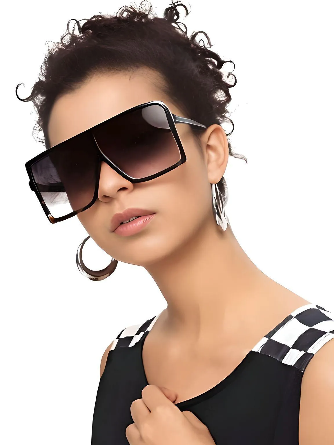 Women's Square Sunglasses With UV400 Protection - In 16 Colors!